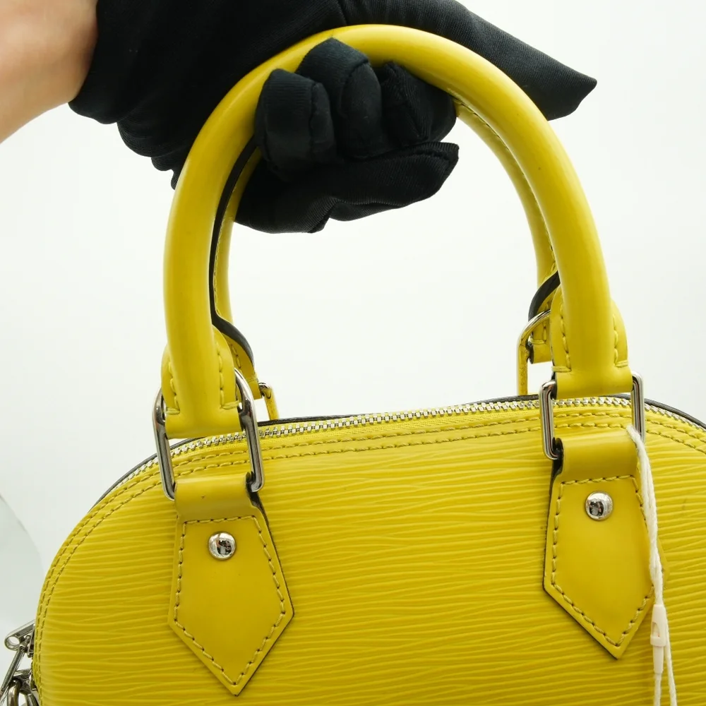 Authentic Louis Vuitton EPI Alma BB Yellow - Picture 9 of 16